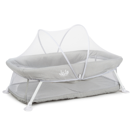 Pentru bebe - Patut portabil Juju Little Dreamy, Gri