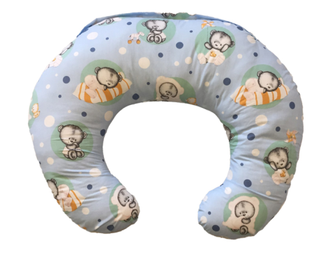 Articole mamici - Perna De Alaptare Mica MyKids Baby Teddy Blue