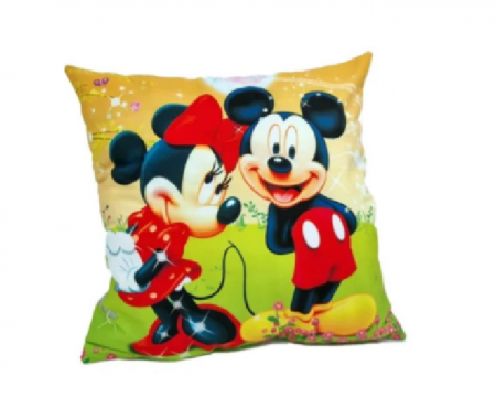 Perini - Perna pentru copii, tip Minnie si Mickey, multicolor, 45 cm x 45 cm