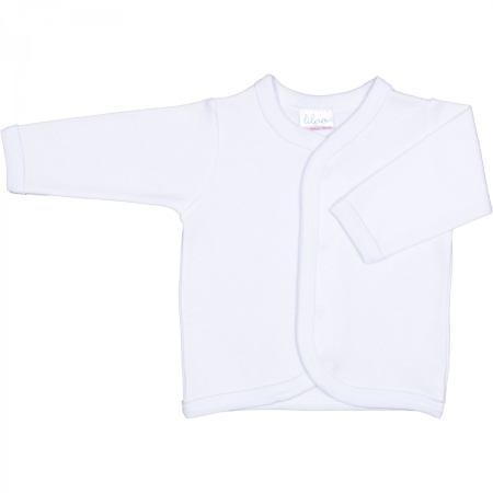 Bluze, pieptarase, mentite - Pieptaras maneca lunga,alb,0-3 luni
