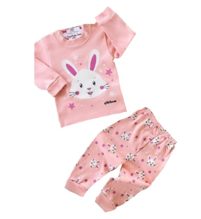 Costumase primavara-vara - Pijama copii,iepuras roz