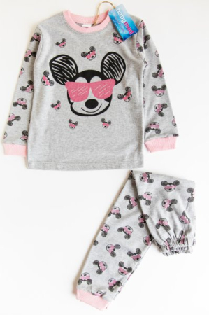 Haine fete - Pijama copii,Minnie cu ochelari