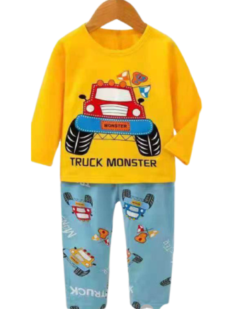 Pijamale - Pijama copii,pentru baietei,Bumbac selectionat 100%,cod 02