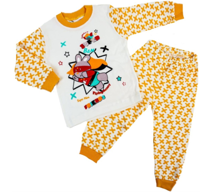 Pijamale - Pijama copii,ursuletul la ski