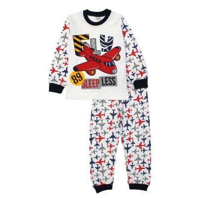 Pijamale - Pijama pentru baieti, model avion