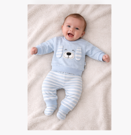 Pijamale - Pijama, pentru copii, model ursulet