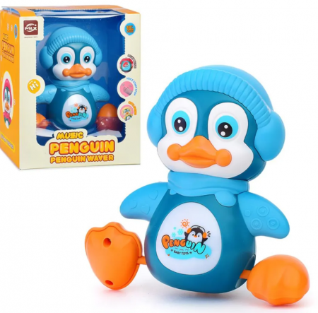 Pinguin muzical care raspunde la sunete [2]