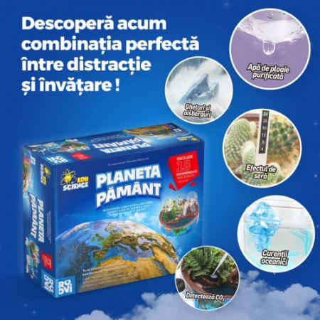 PLANETA PAMANT - 8 EXPERIMENTE - JOC EDUCATIV [4]