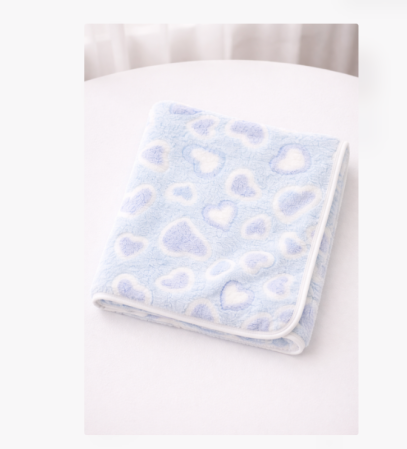 Păturele - Pled cocolino, Inimioare