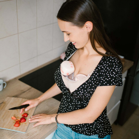 Pompa electrica de san dubla maini libere Babyono [11]