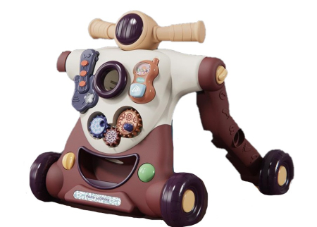 Premergatoare si antepremergatoare - Premergator 3 in 1 , Antemergator, ride-on si trotineta,muzical,bej