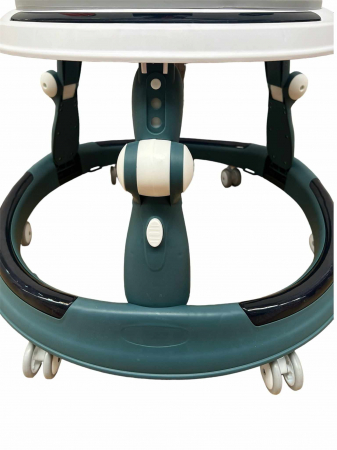 Premergator 3 in 1, Baza rotunda antirasturnare, reglabil pe inaltime, cu cordon luminos muzical, Roti silicon [1]