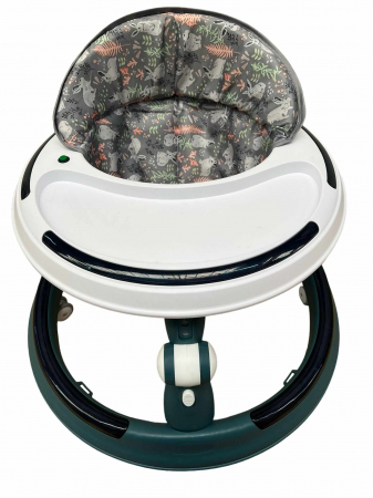 Premergator 3 in 1, Baza rotunda antirasturnare, reglabil pe inaltime, cu cordon luminos muzical, Roti silicon [4]