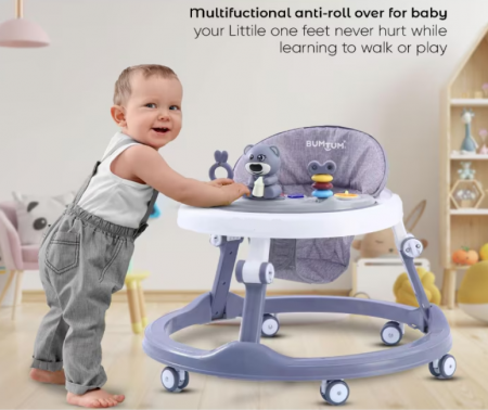 Premergator, cu roti de silicon, reglabil pe inaltime, Bubu-Still, model ursulet pofticios [4]