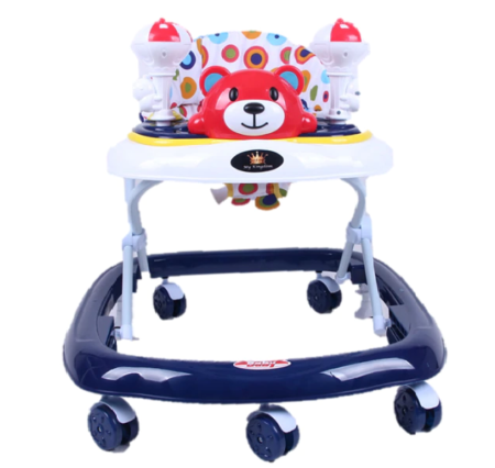 Premergatoare si antepremergatoare - Premergator 3 Trepte de Reglare si Panou Muzical,Albastru