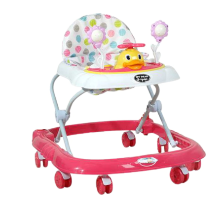 Premergatoare si antepremergatoare - Premergator,+6 luni,3 trepte de reglare,Ratusca roz