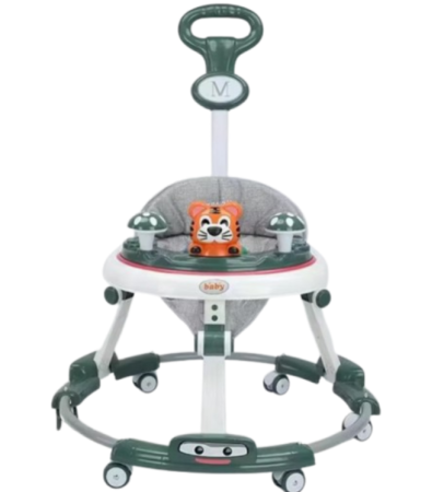 Premergatoare si antepremergatoare - Premergator, Bubu-Still®, 3 in 1, roti din silicon, muzical, cu control parental, +6 luni, Leut