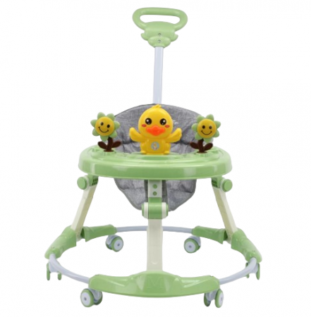 Premergator, Bubu-Still®, 3 in 1, roti din silicon, muzical, cu control parental, +6 luni, Ratusca vorbareata [1]