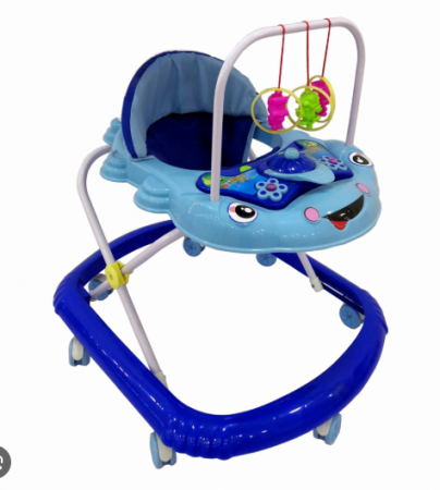 Premergatoare si antepremergatoare - Premergator cu 3 trepte de reglare,model pisica,roti silicon,Albastru