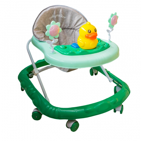 Premergatoare si antepremergatoare - Premergator Cu Jucarii, 3 trepte de reglare,verde