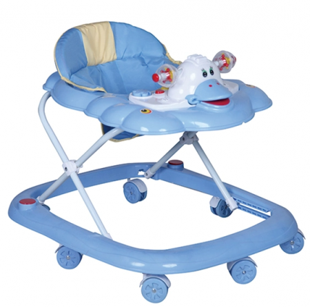 Premergatoare si antepremergatoare - Premergator Muzical, Reglabil, Cu roti siliconate, Ratusca plimbareata
