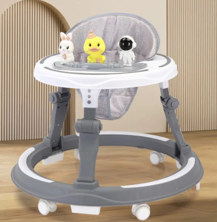 Premergator, cu roti de silicon, reglabil pe inaltime, Baza rotunda antirasturnare, Bubu-Still, Puisorul Motat [1]