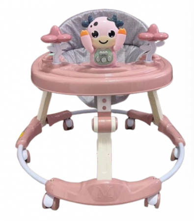 Premergatoare si antepremergatoare - Premergator, cu roti de silicon, reglabil pe inaltime, Bubu-Still, Jucarie detasabila