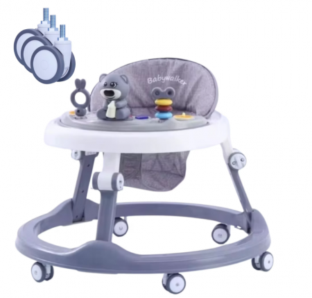 Premergator, cu roti de silicon, reglabil pe inaltime, Bubu-Still, model ursulet pofticios [1]