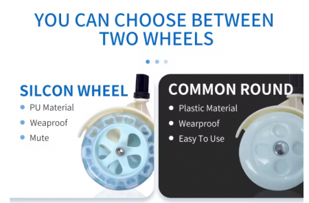 Premergator Muzical, Reglabil, Cu roti siliconate, Ratusca plimbareata [5]