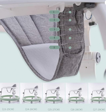 Premergator reglabil,muzical,baza rotunda stabila,Donald,vernil [3]