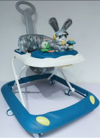 Premergator, Roti din silicon, muzical, cu control parental, +6 luni, Iepuras plusat [3]