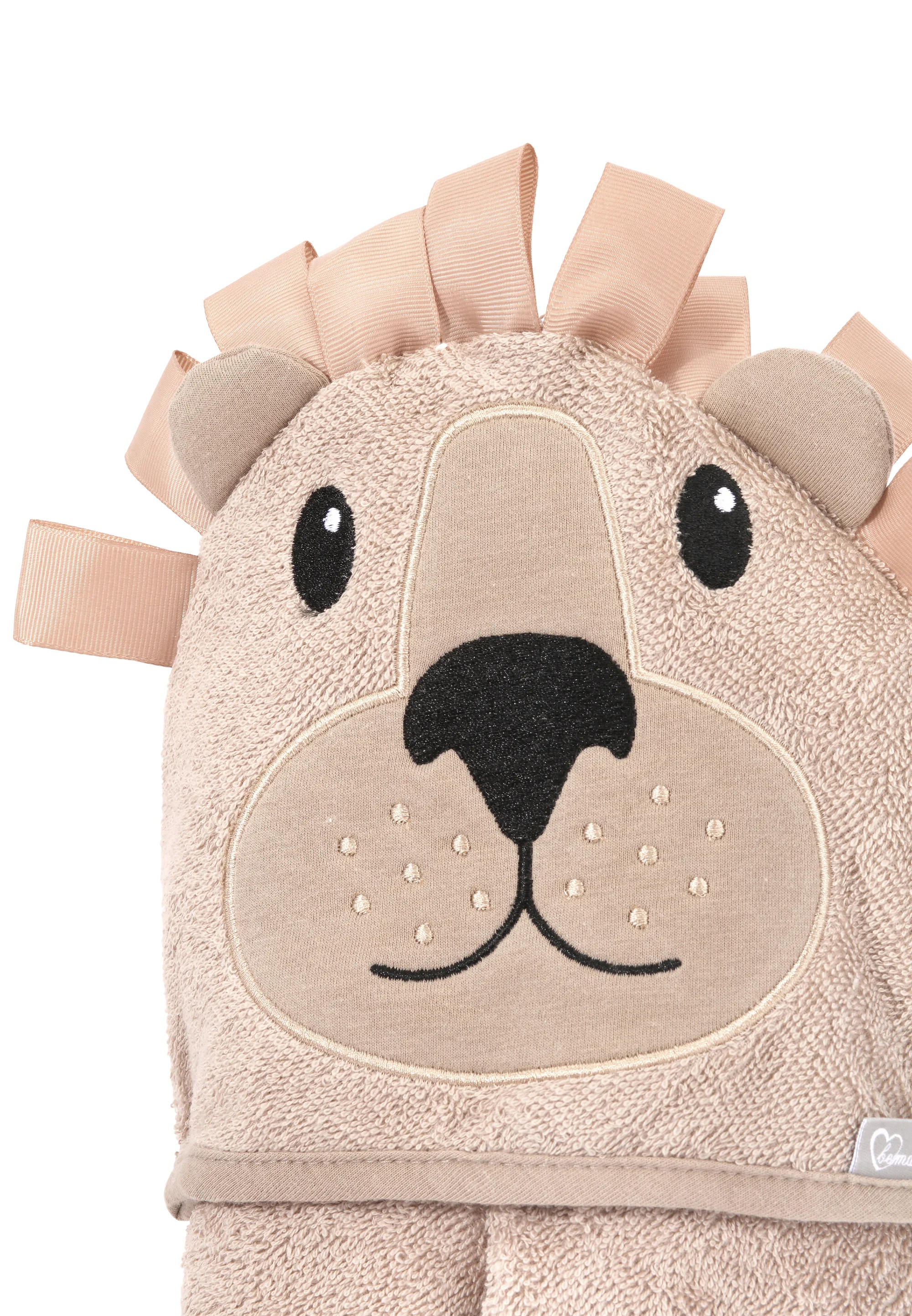 Prosop de baie pentru bebelusi, cu gluga, densitate mare, 360g/mp, Model leut [1]