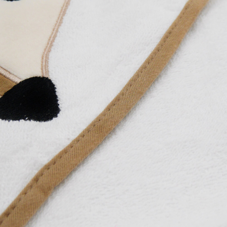 Prosop de baie pentru bebelusi, cu gluga, densitate mare, 360g/mp, Model ren [1]