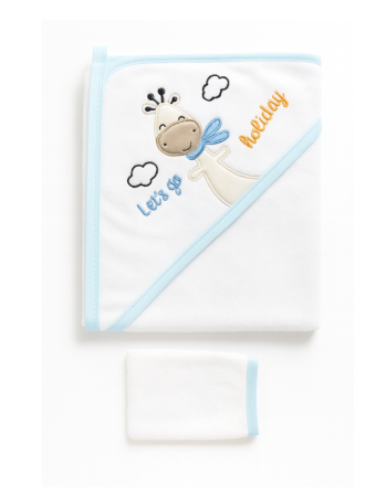 Prosop de baie - Prosop De Baie Pentru Bebelusi, Manusa inclusa, Jungle