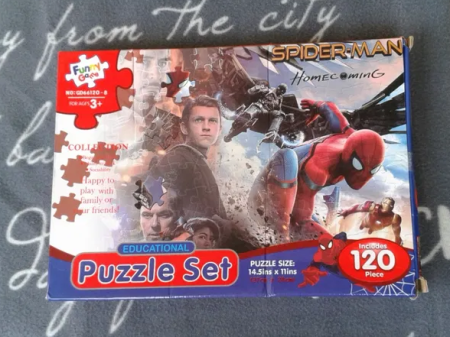 Puzzle si jocuri de construit - Puzzle 120 piese Spiderman