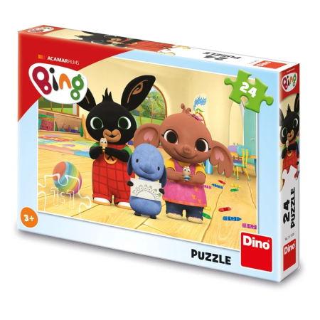 Puzzle si jocuri de construit - Puzzle 24 piese, Bing portret - DINO TOYS