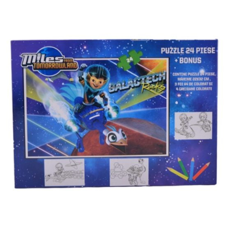 Puzzle si jocuri de construit - Puzzle Miles, 24 piese