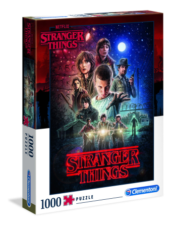 Puzzle si jocuri de construit - PUZZLE STRANGER THINGS 1000 DE PIESE CLEMENTONI