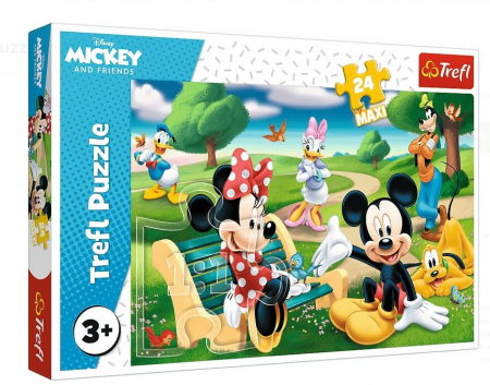 Jucarii - Puzzle-uri Mickey Mouse între prieteni