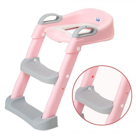 Reductor toaleta copii Juju SoloSteps, Roz [3]