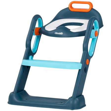 Olite - Reductor toaleta cu scara Chipolino Flippy blue