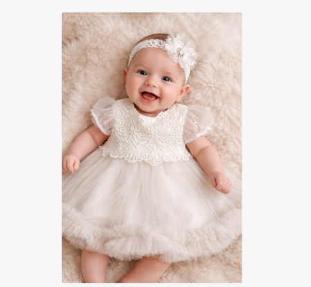 Rochita botez - Rochita brodata pentru botez,Alexia