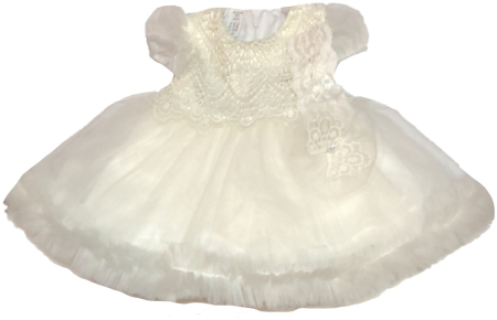 Haine botez - Rochita brodata pentru botez,Alexia