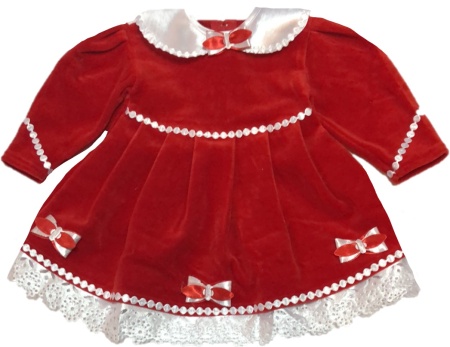 Rochite bebeluse - Rochita tip sarafan,Minnie Mouse,albastra