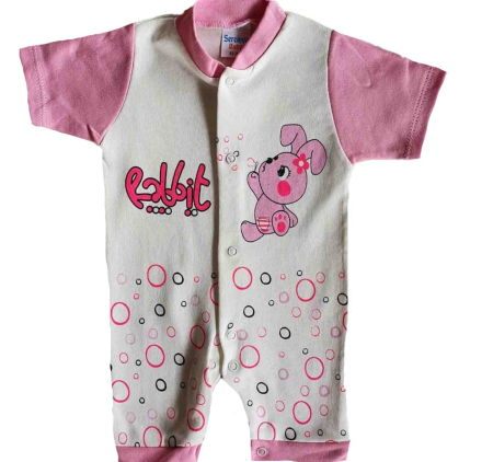 Salopete - Salopeta bebe cu maneca scurta,pentru fetite