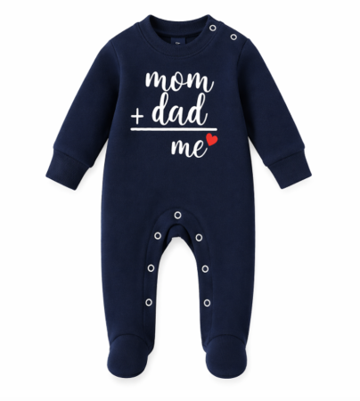 Haine bebe baietei - Salopeta bebe, Eu mami si tati, Albastru