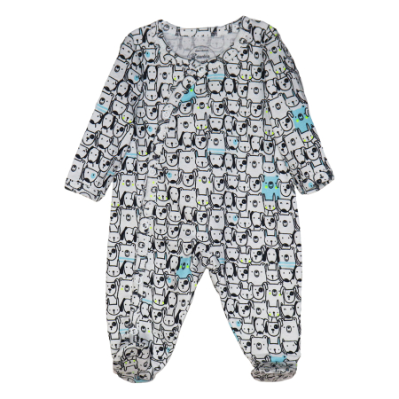 Salopete - Salopeta bumbac,nou nascut,multicolor