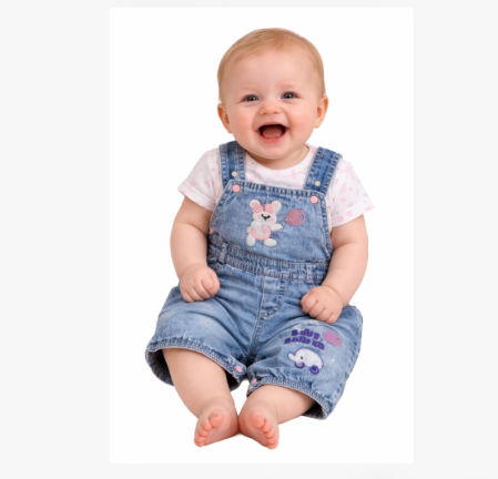 Haine bebe fetite - Salopeta copii cu bluzita