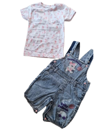 Salopete - Salopeta copii cu bluzita