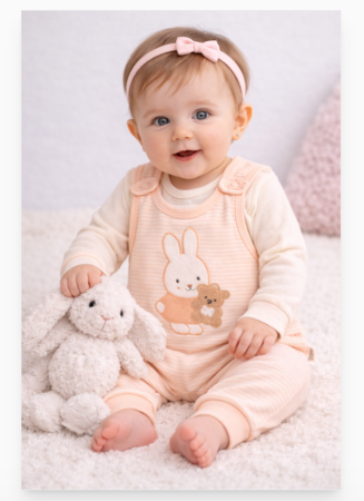 Costumase toamna-iarna - Salopeta cu Bluzita, Iepuras